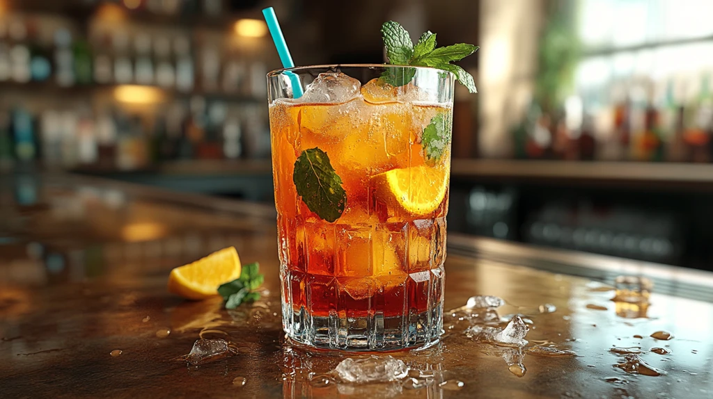 冰镇饮料特写夏天冷饮鸡尾酒