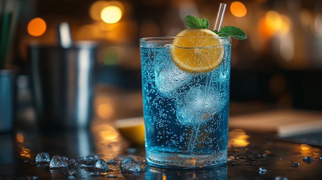 冰镇饮料特写夏天冷饮鸡尾酒