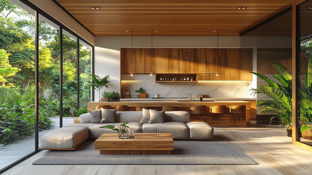 现代豪华厨房豪华餐厅设计风格