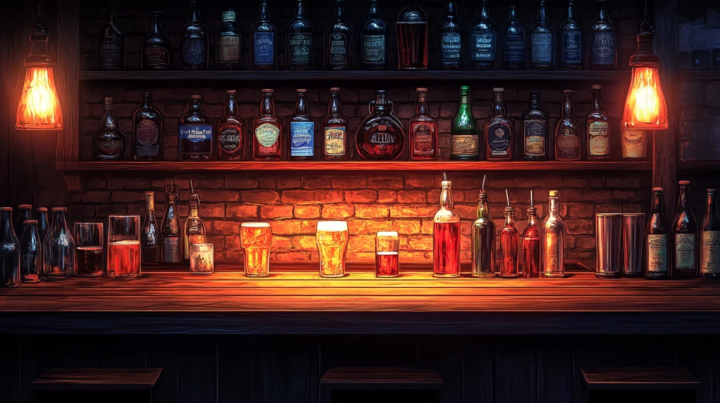 酒吧咖啡馆或酒吧的内部