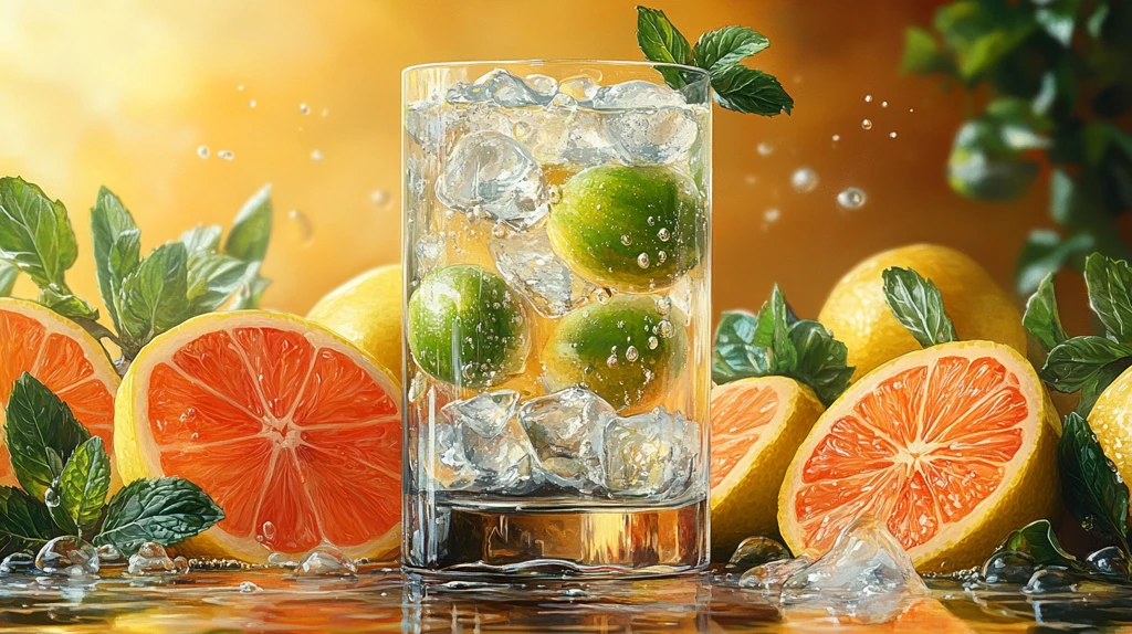 桌上有美味的鸡尾酒