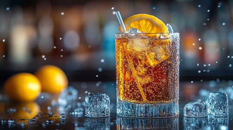 冰镇饮料特写夏天冷饮