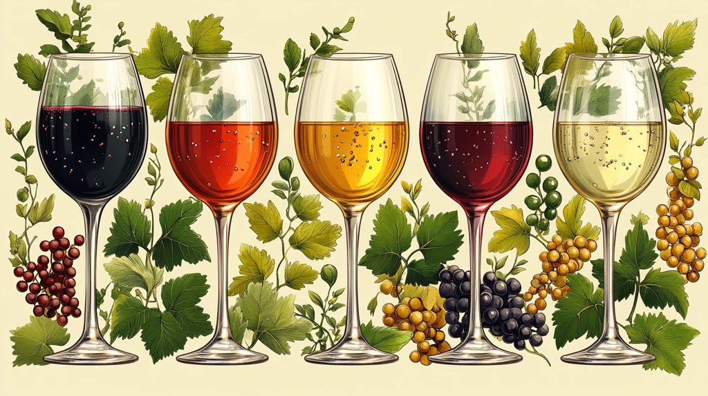 葡萄叶间的酒瓶