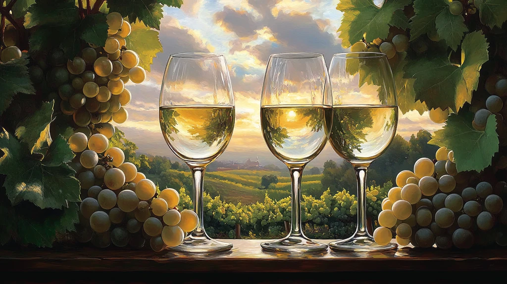 葡萄叶间的酒瓶