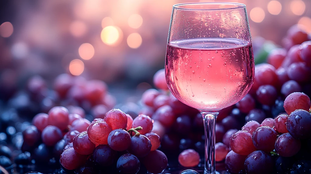 红葡萄酒倒酒特写