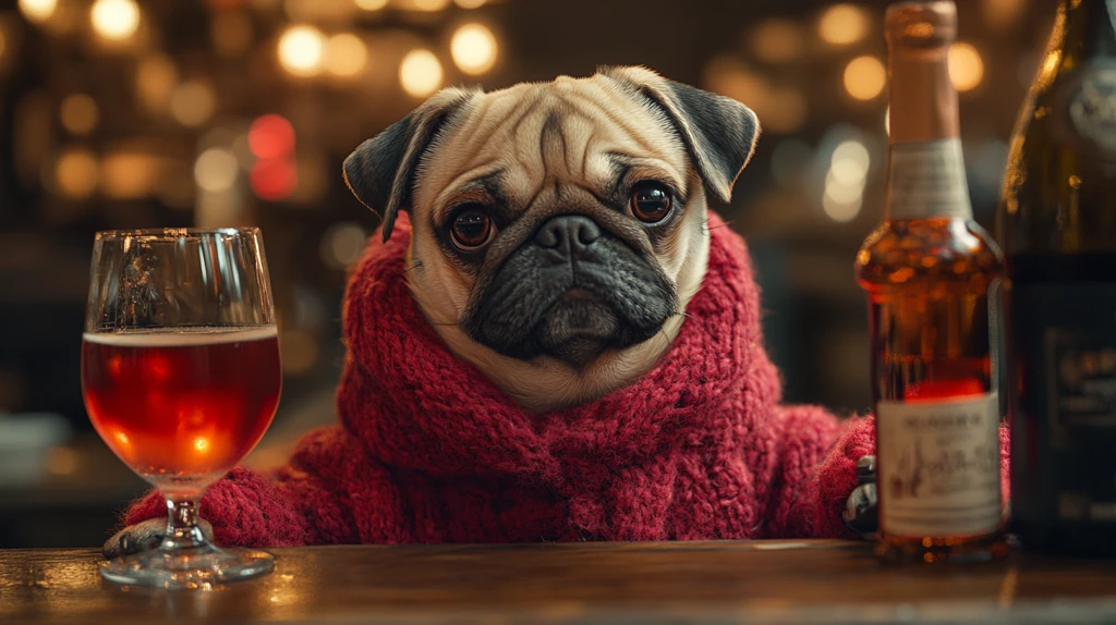 酒吧里的哈巴狗