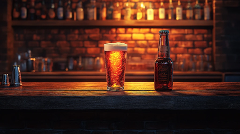 温馨木质酒吧内景