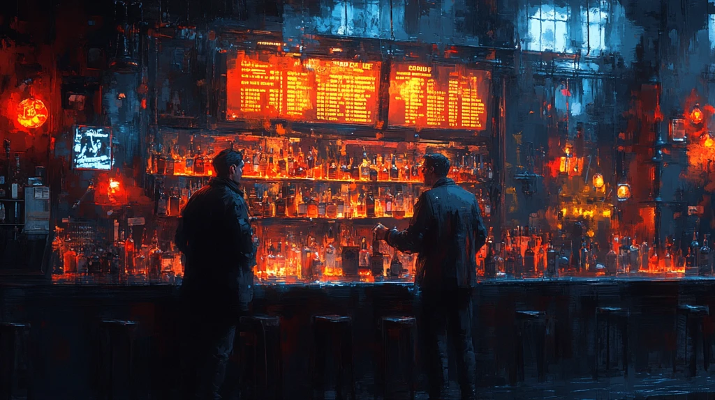 酒吧夜晚的舒适氛围