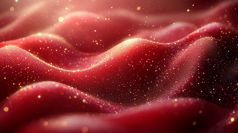 圣诞红金渐变背景