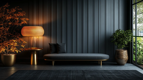 灰色条纹入口大厅