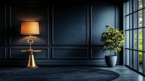 灰色条纹入口大厅