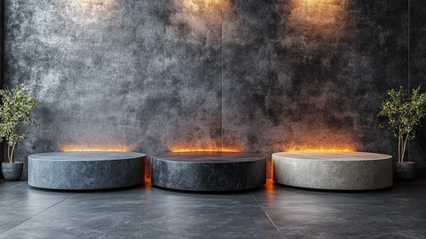 产品展示架灯光效果