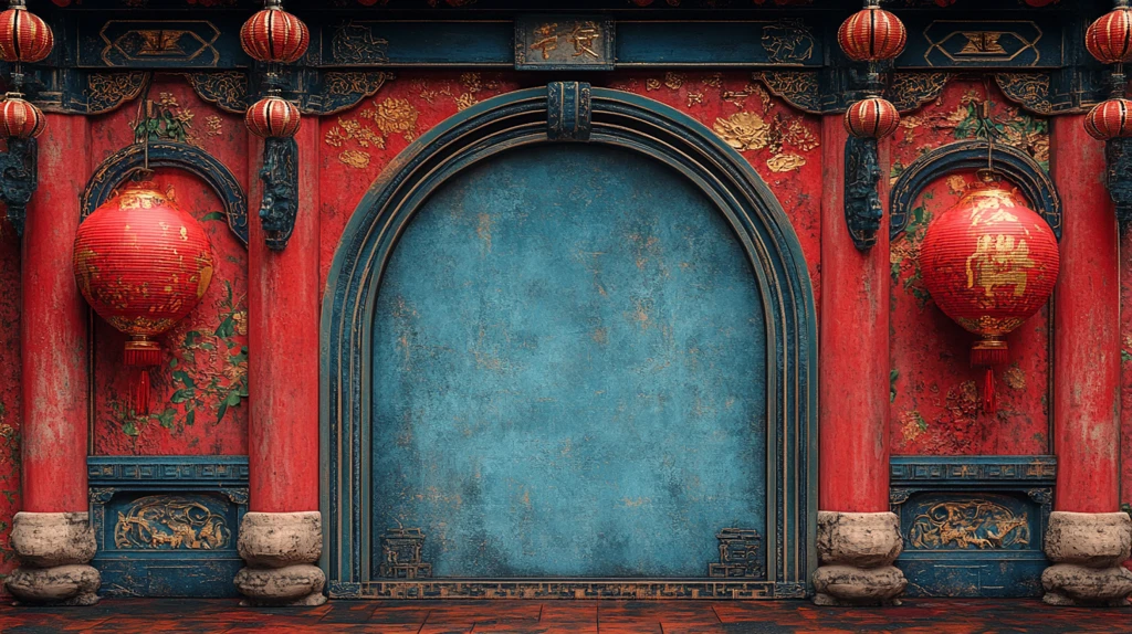 春节元素海报设计