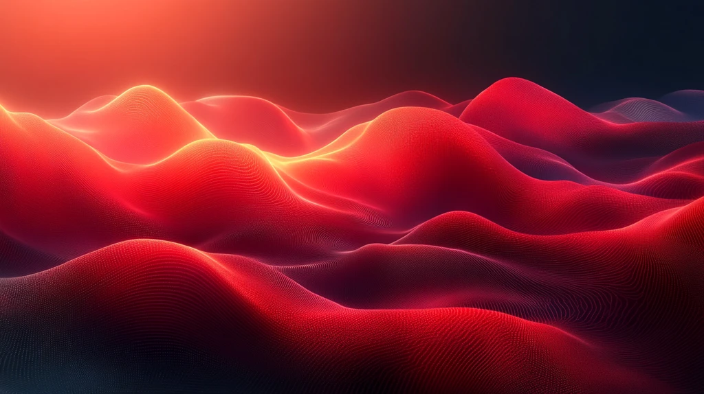 红黑渐变波纹背景