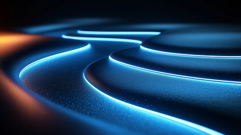 曲光线抽象背景