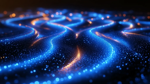 曲光线抽象背景