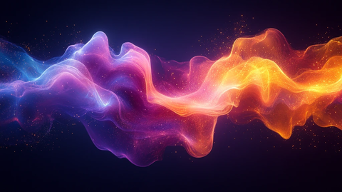 紫色黄色声波图