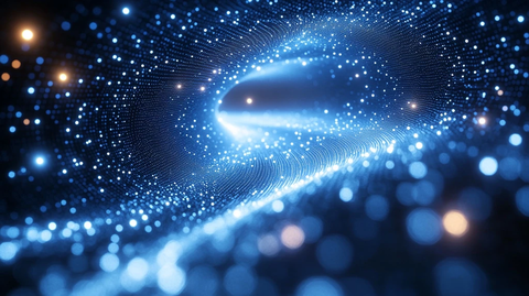 科技背景点阵图