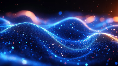 科技背景点阵图