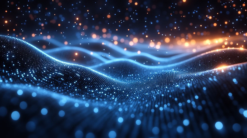 科技背景点阵图