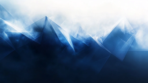 透明背景蓝底白字