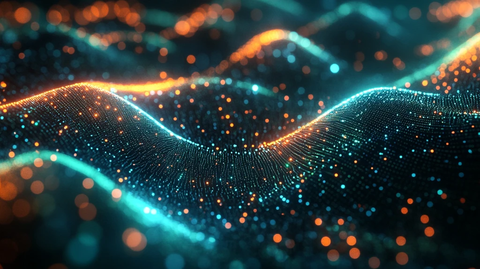 绿色波纹箭头螺旋