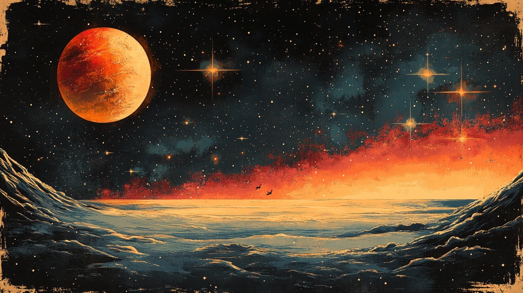 星空与星际线稿