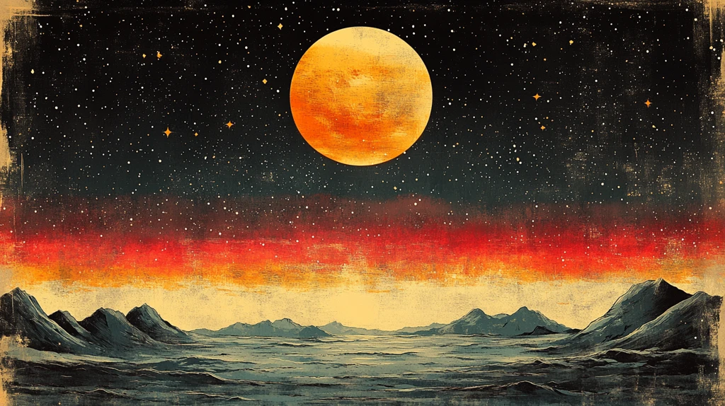 星空与星际线稿