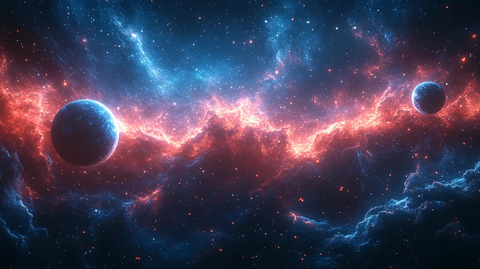 星云行星背景图