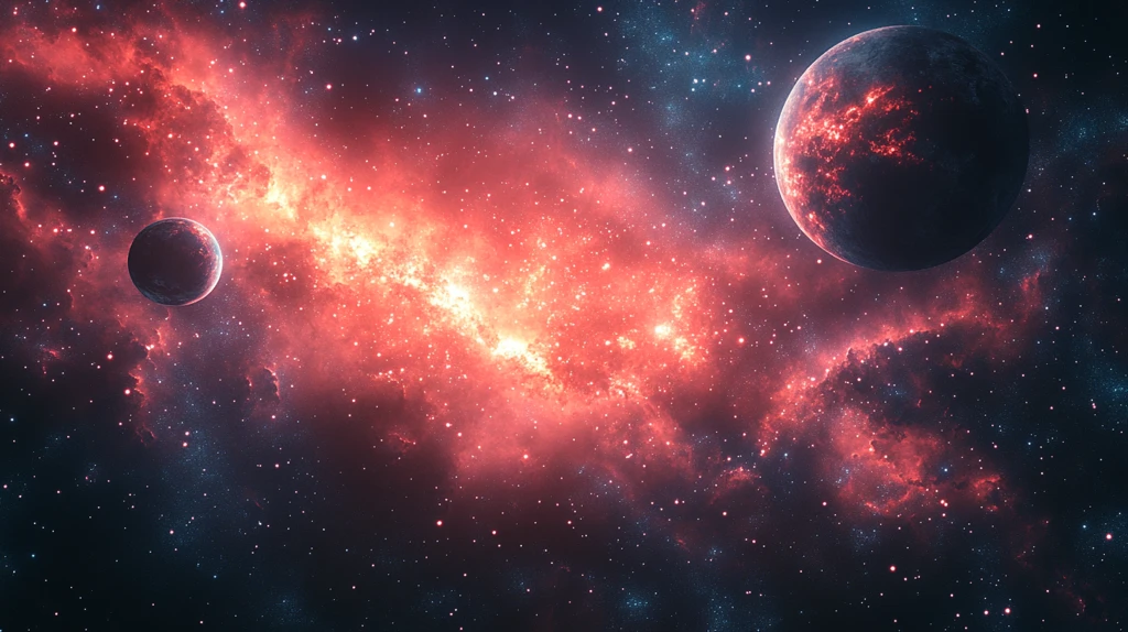 星云行星背景图