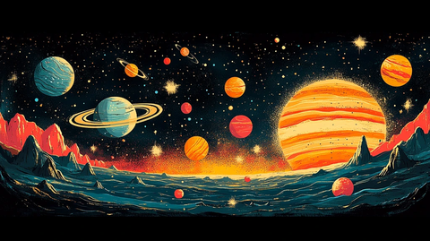 太空飞船和外星人