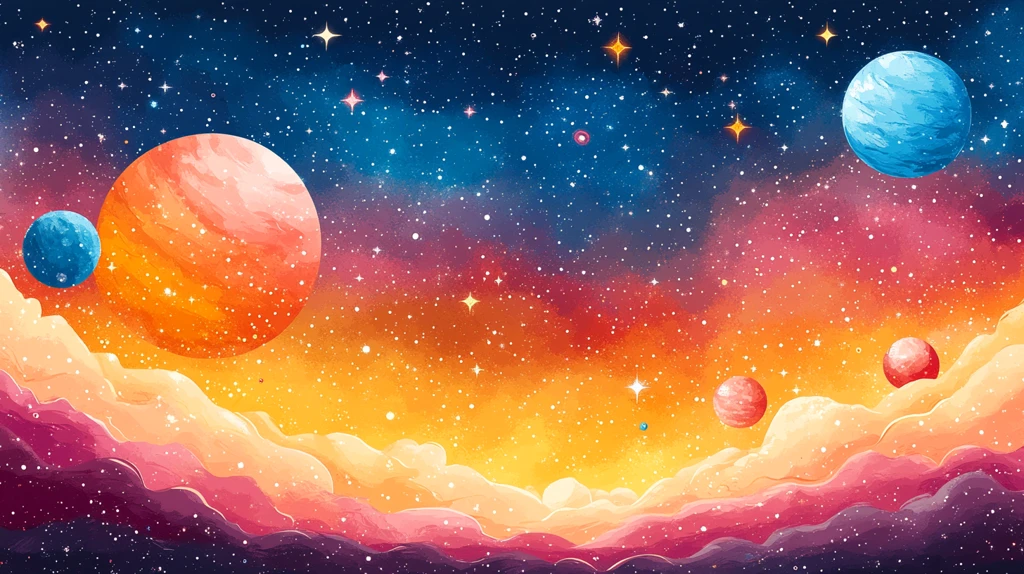 星系与行星壁纸