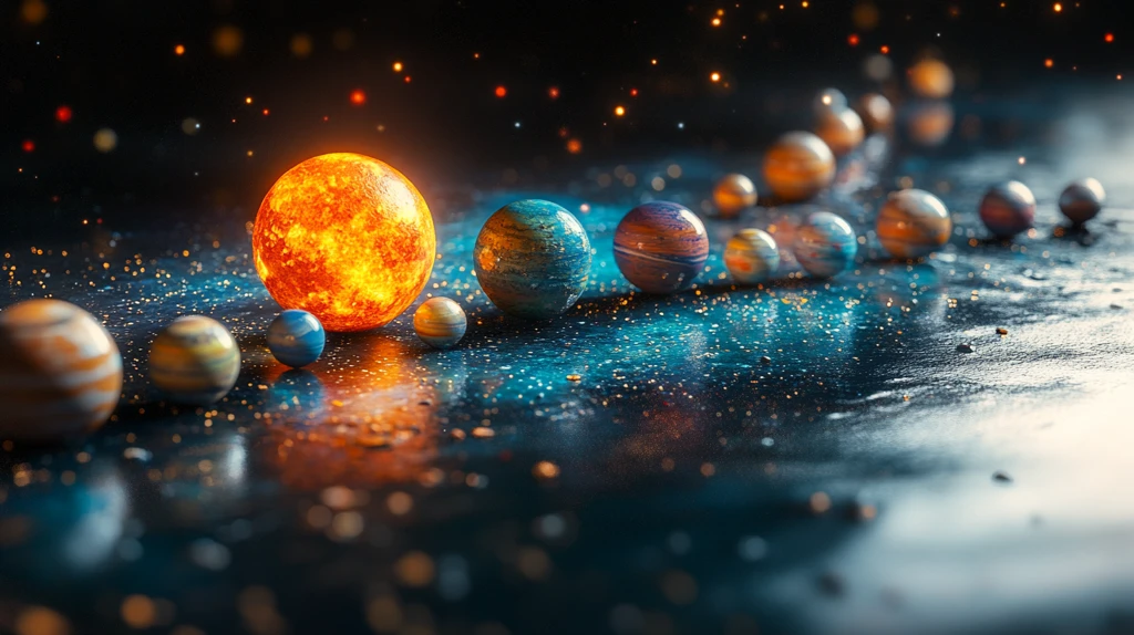 太阳系行星排列