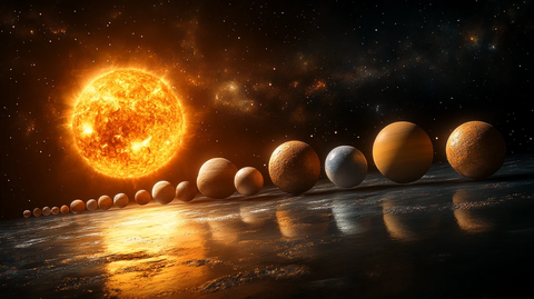 太阳系行星排列