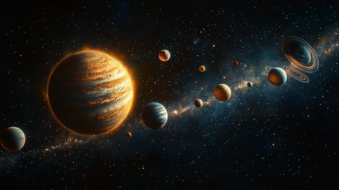 太阳系行星排列