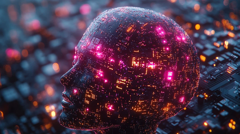 电子脑电路人体