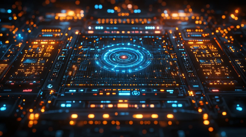 雷达网络蓝点图