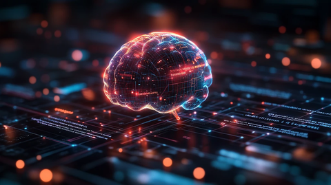 人脑连接发光线路