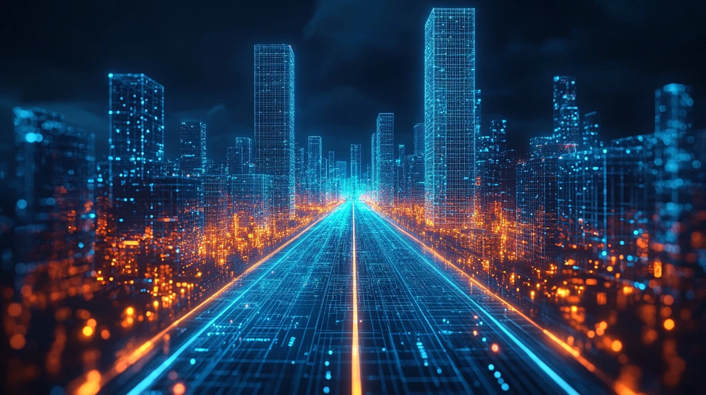 高速公路城市景观