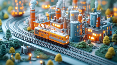 城市交通立体图