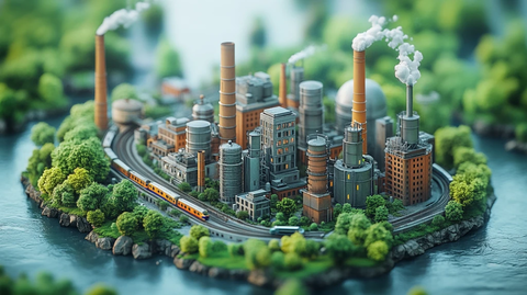 城市交通立体图