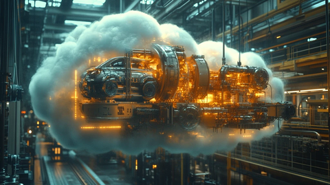 科技云中的汽车生产