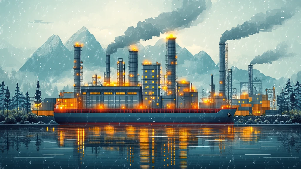 物流链与船运示意