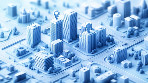 城市建筑示意图