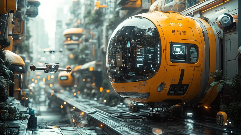 电动飞行器货运连接