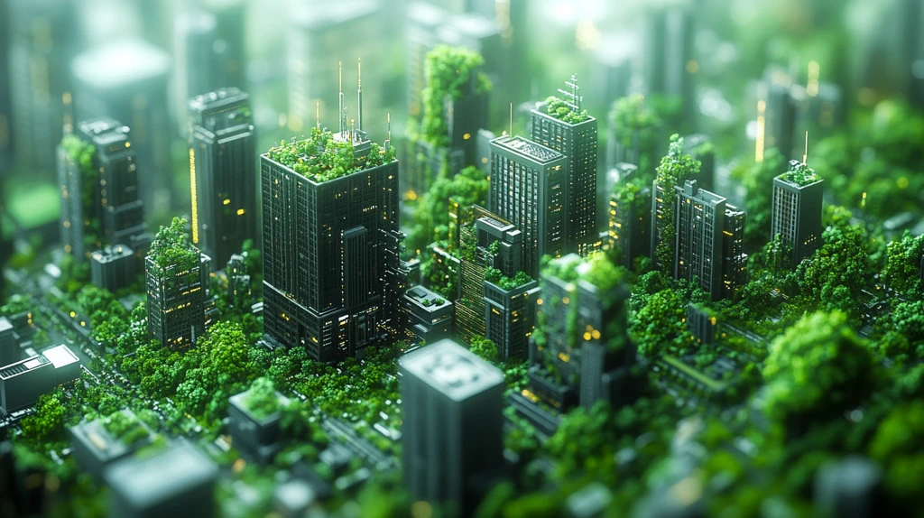 智慧城市地球建筑