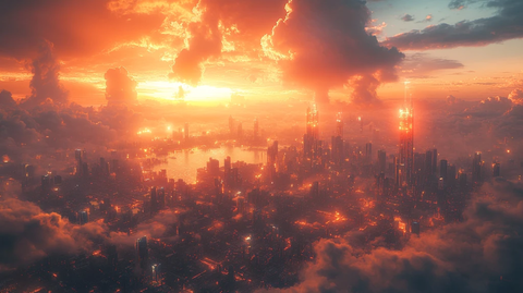 未来城市管道数据流