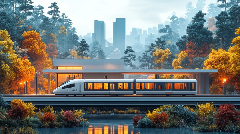 高铁站周边景观