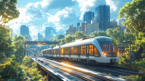 高铁站周边景观