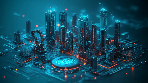 智能城市机器人臂